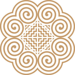 Spiral pattern, Hmong ethnic pattern Spiral pattern is the original pattern of Hmong clothing. It is used in designing clothes, shoes, bags, etc.