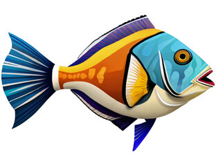 Painting Picasso Triggerfish