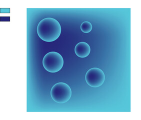 blue bubble background