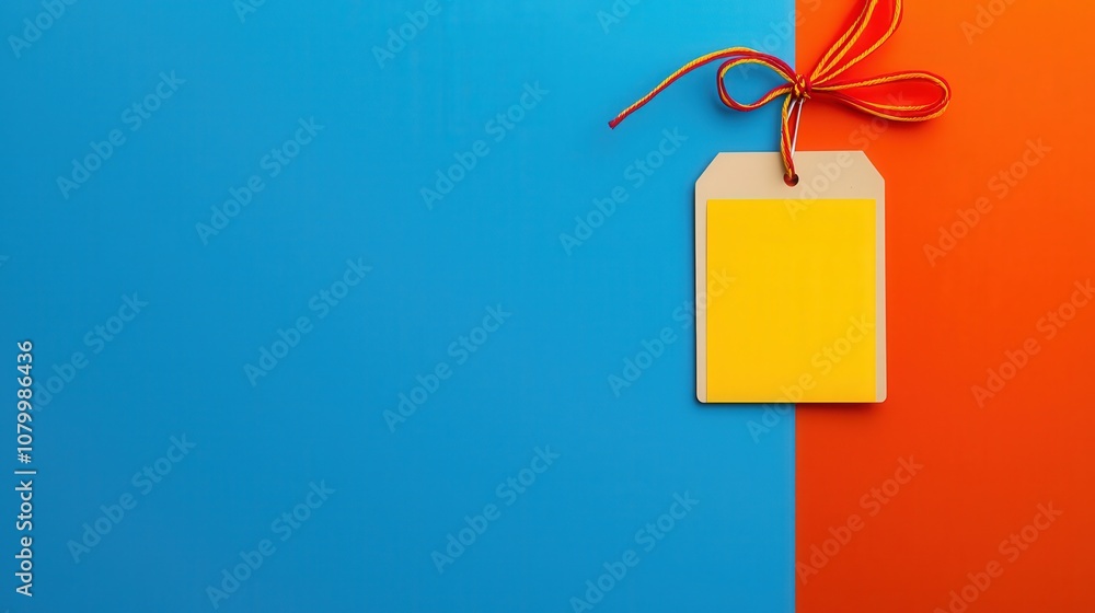 Poster label with 'last chance' at center for a website isolated random pastel color background