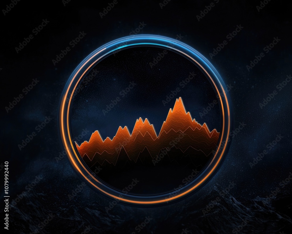 Aufkleber dashboard analytics real-time. dashboard with trend analysis, visualizing data changes over time, in