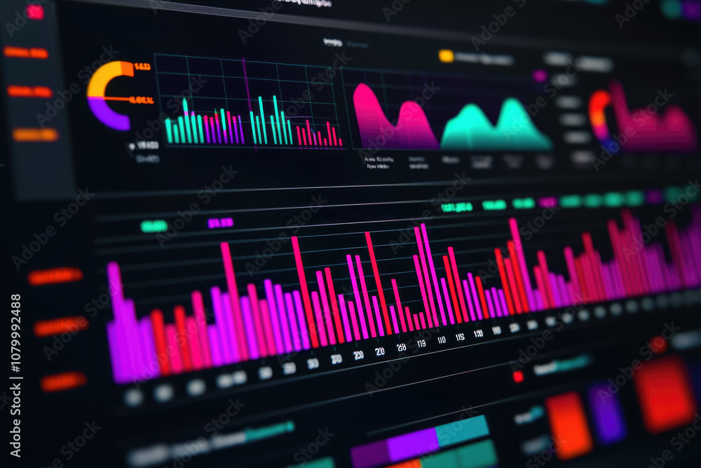 Poster dashboard analytics real-time. dashboard designed for management analytics, including performance me