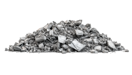 Industrial Waste Pile Urban Environment Textured Material Dark Background Close-Up View Environmental Impact