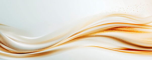 Obraz premium Elegant abstract golden waves design for modern art and interior decoration