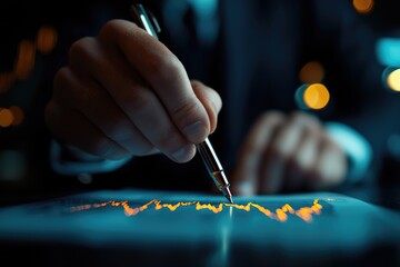 Economic GDP Concept. Comparative economic analysis of GDP fluctuations, examining internal and external factors