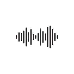 Audio icon outline set sign