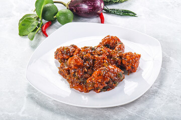 Chinese cuisine - Chicken manchurian gravy