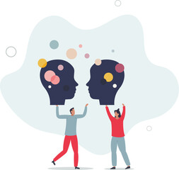 Empathy and emotional connection or support for couple.flat characters.