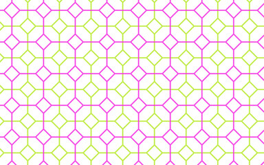 seamless pattern with shapes in two colours.