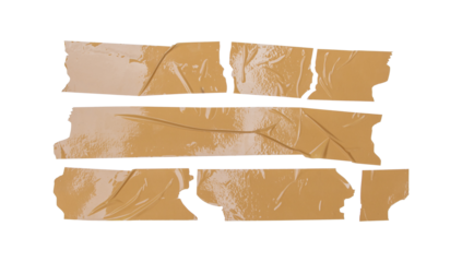 Sticky Tape PNG for Digital Designs on Transparent Background. Useful for adding realistic tape elements to graphic design projects.