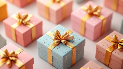 Obraz premium Gift box with ribbon 