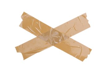Adhesive Tape Isolated with Transparent Background in PNG. Ideal for digital projects or designs requiring easy-to-use, isolated tape graphics.

