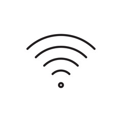 Signals icon outline set sign