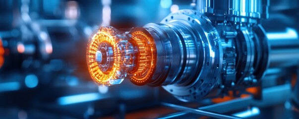 Fototapeta premium Advanced Mechanism Featuring Comprehensive Renewable Energy Converters for Sustainable Power Solutions