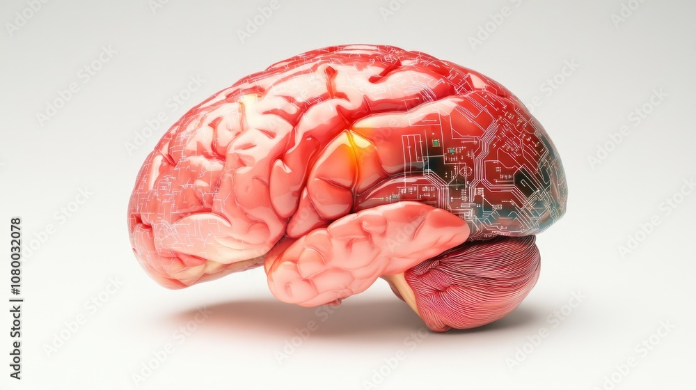 Poster explore the intersection of technology and neuroscience in innovative brain designs