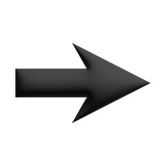 Inflate 3D illustration of variation arrow or direction icon