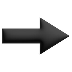 Inflate 3D illustration of variation arrow or direction icon