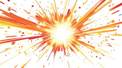 Enhance your designs with this dazzling explosion border, available in transparent or white backgrounds. Let the vibrant burst of colors ignite your creativity
