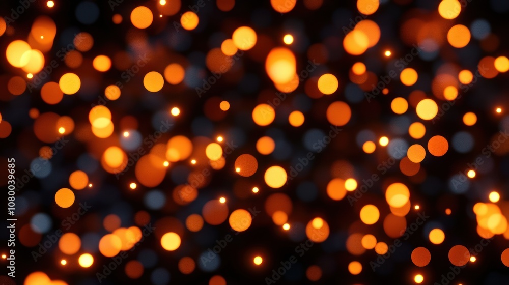 Poster create stunning visuals with bright bokeh effects for your projects
