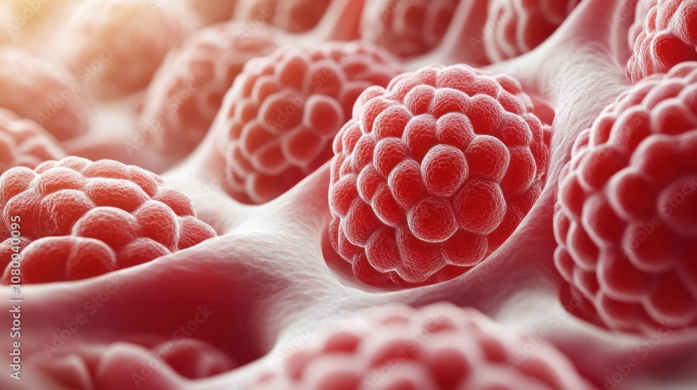 Poster explore the intricate world of microorganisms under the microscope