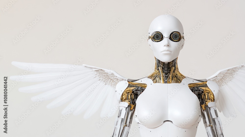 Poster explore the visionary world of futuristic robotics and their impact on technology