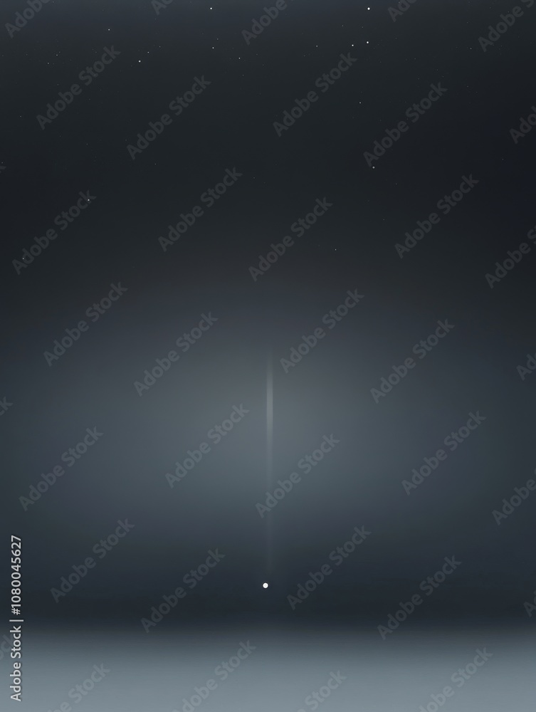 Poster minimal lockscreen: dark gray background with a small dot in the center