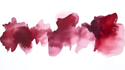 Rich burgundy watercolor texture blending into lighter shades, for a luxurious, textured effect.
