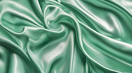 Fototapeta premium Background of pastel green with a polished satin finish