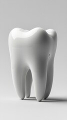 This display features a realistic dental implant model illustrating its shape and purpose, emphasizing the importance of oral health in dental practices