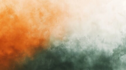 Obraz premium Abstract soft green and orange gradient texture for fresh backgrounds