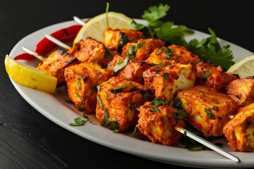 Fototapeta premium Grilled Paneer Tikka