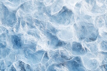Obraz premium Ice texture closeup of cold textured surface.