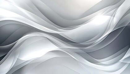 Grey and white wave background with horizontal wavy lines.