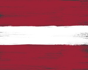 latvian flag background with paint strokes