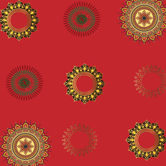 pattern with flowers