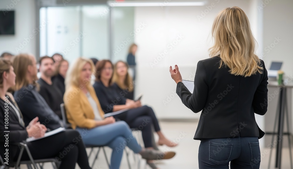 Leinwandbilder engaging and impactful business presentations delivered in a modern conference setting can significa