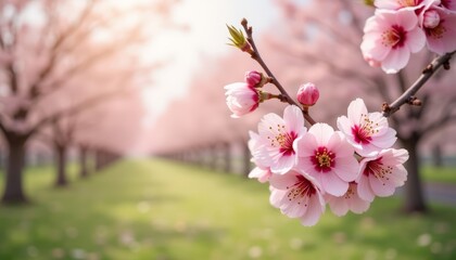 Obraz premium Blooming beauty in a serene park