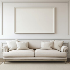 modern interior with sofa