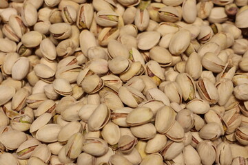 Pistachio Nuts Are Beautifully Piled High in a Natural and EyeCatching Display That Draws Attention
