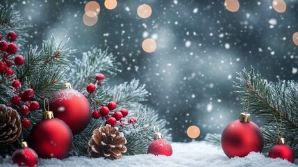 Naklejka premium Mary Christmas Background