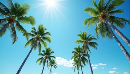  Paradise under a clear blue sky