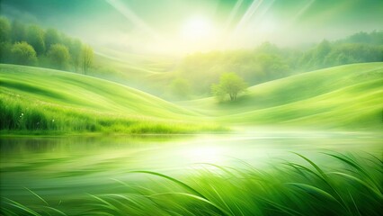 Obraz premium A soothing light green texture background perfect for design work, nature themes, web design, and digital art, inspiring freshness and tranquility in creative presentations and visuals.