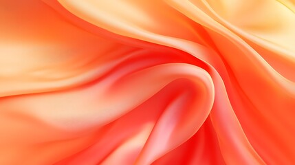 Obraz premium Background of bright coral orange with a satin sheen finish