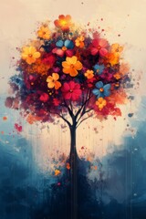 floral beauty flowers colorful color art artwork