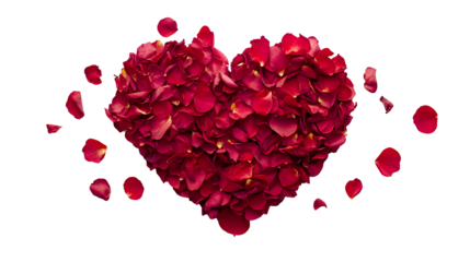 Beautiful Romantic quote wall mural isolated on transparent background