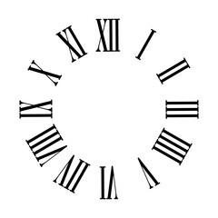 Clock face icon vector. Time illustration sign. Clock symbol. Wall clock logo.