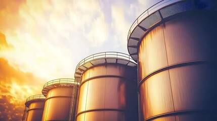 Oil barrels with a downward price arrow indicating a drop in market value, reflecting economic fluctuations and the volatile nature of global energy markets.