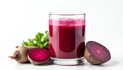  Freshly squeezed beetroot juice with a hint of mint