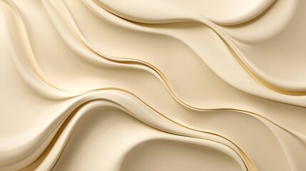 Obraz premium Color of pale cream background with satin smooth effect