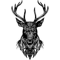 Deer Silhouette Vector Designs for Wildlife Illustrations and Logos